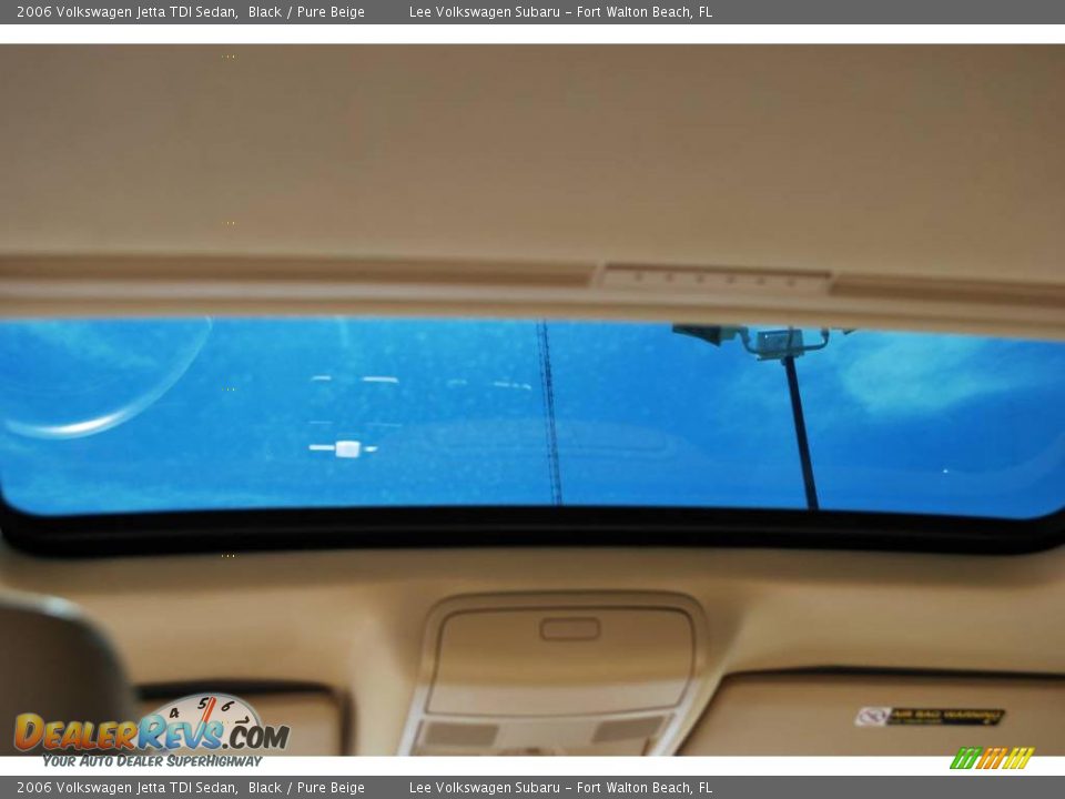 2006 Volkswagen Jetta TDI Sedan Black / Pure Beige Photo #21