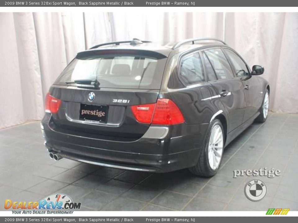 2009 BMW 3 Series 328xi Sport Wagon Black Sapphire Metallic / Black Photo #2