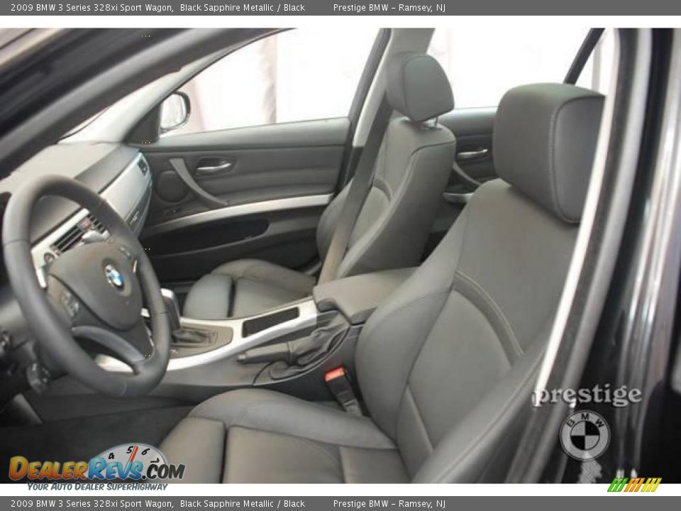 2009 BMW 3 Series 328xi Sport Wagon Black Sapphire Metallic / Black Photo #4