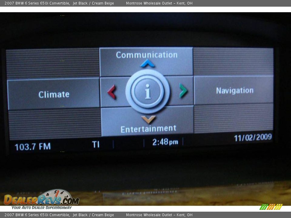 2007 BMW 6 Series 650i Convertible Jet Black / Cream Beige Photo #15