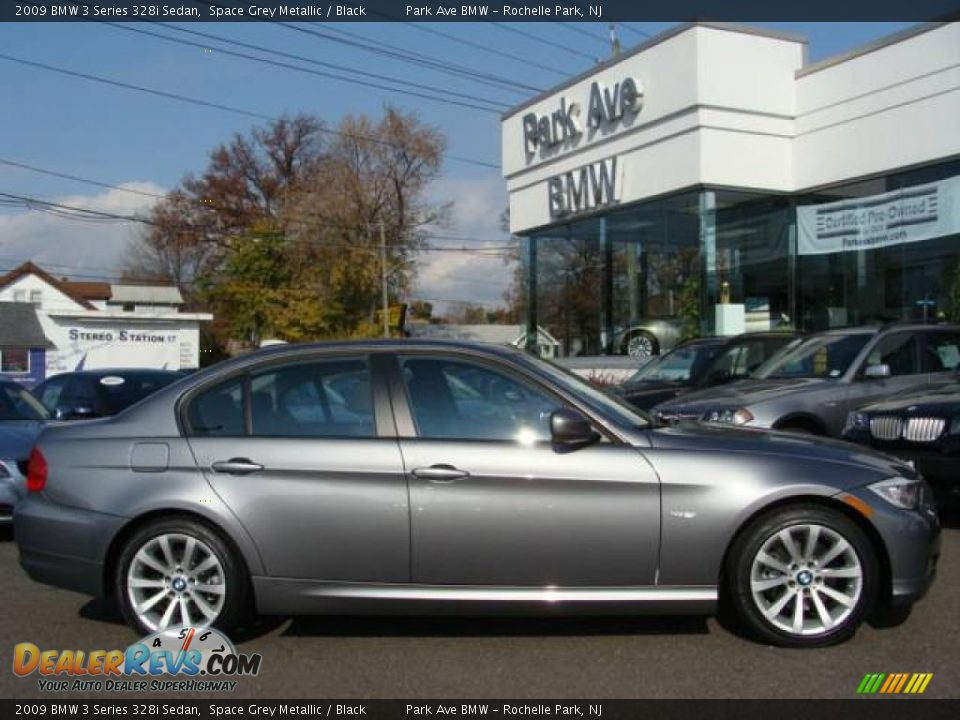 2009 BMW 3 Series 328i Sedan Space Grey Metallic / Black Photo #1