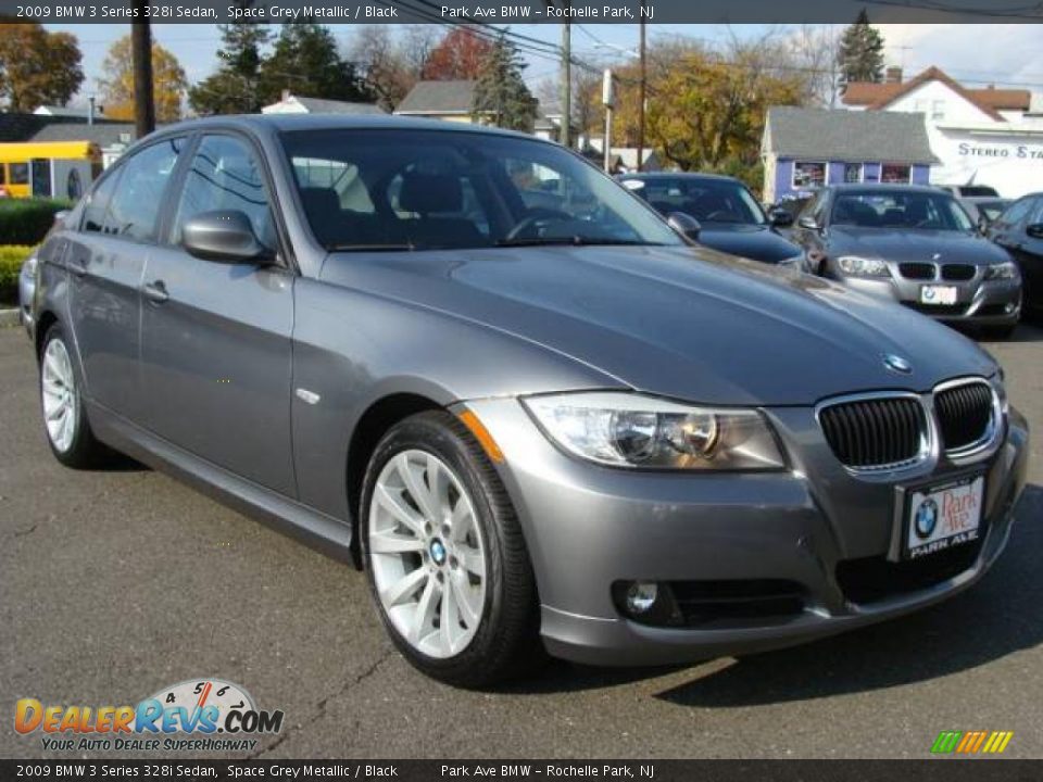 2009 BMW 3 Series 328i Sedan Space Grey Metallic / Black Photo #2