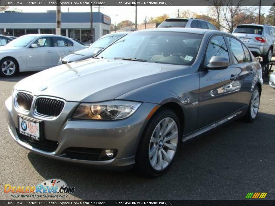 2009 BMW 3 Series 328i Sedan Space Grey Metallic / Black Photo #4