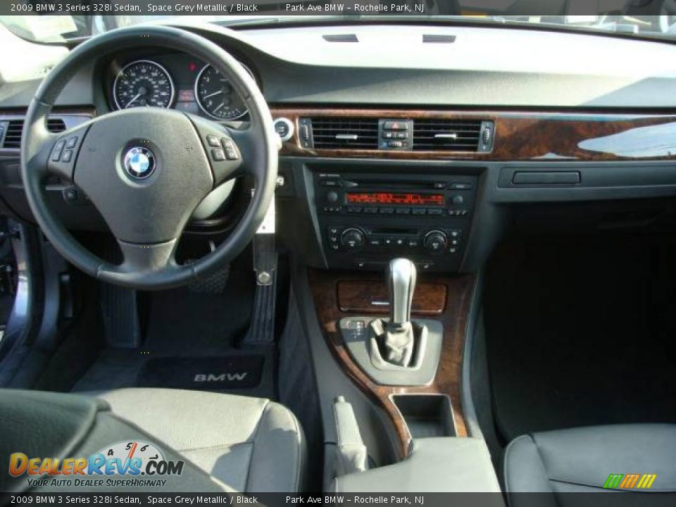2009 BMW 3 Series 328i Sedan Space Grey Metallic / Black Photo #12