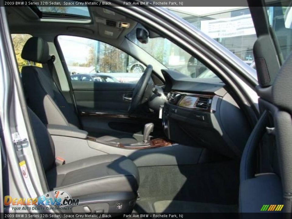 2009 BMW 3 Series 328i Sedan Space Grey Metallic / Black Photo #22