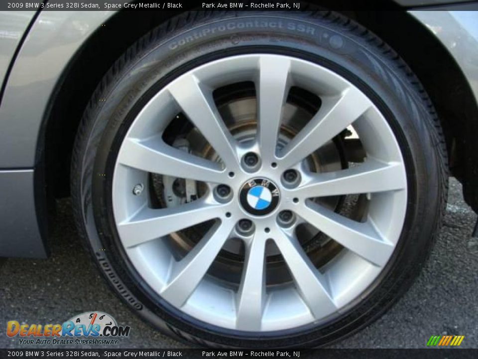 2009 BMW 3 Series 328i Sedan Space Grey Metallic / Black Photo #23
