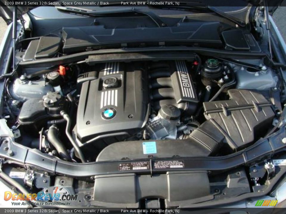 2009 BMW 3 Series 328i Sedan Space Grey Metallic / Black Photo #25