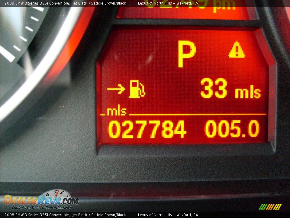 2008 BMW 3 Series 335i Convertible Jet Black / Saddle Brown/Black Photo #20