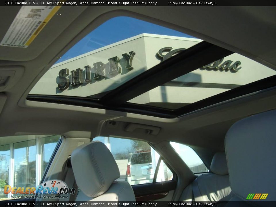 2010 Cadillac CTS 4 3.0 AWD Sport Wagon White Diamond Tricoat / Light Titanium/Ebony Photo #11