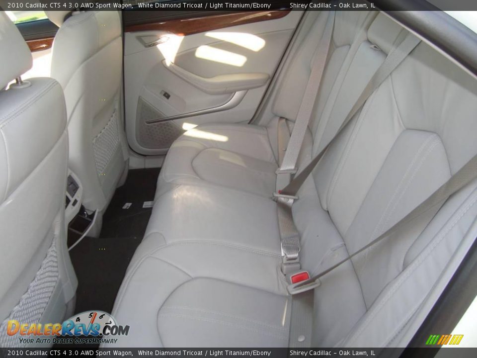 2010 Cadillac CTS 4 3.0 AWD Sport Wagon White Diamond Tricoat / Light Titanium/Ebony Photo #12