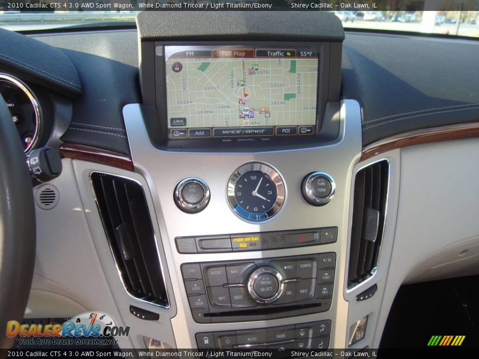 2010 Cadillac CTS 4 3.0 AWD Sport Wagon White Diamond Tricoat / Light Titanium/Ebony Photo #18