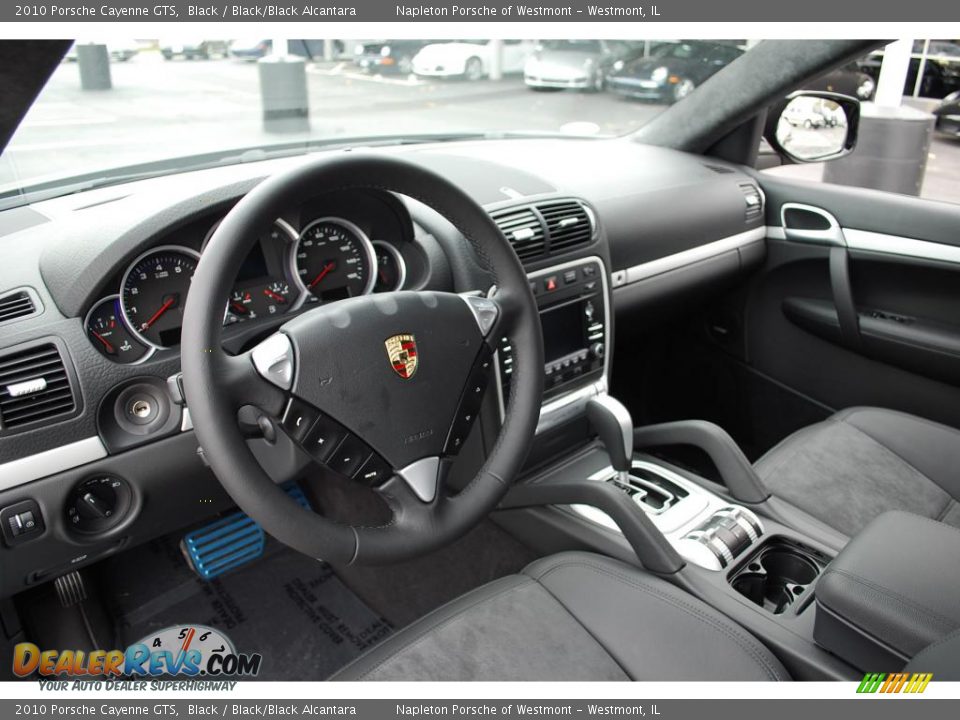 2010 Porsche Cayenne GTS Black / Black/Black Alcantara Photo #11