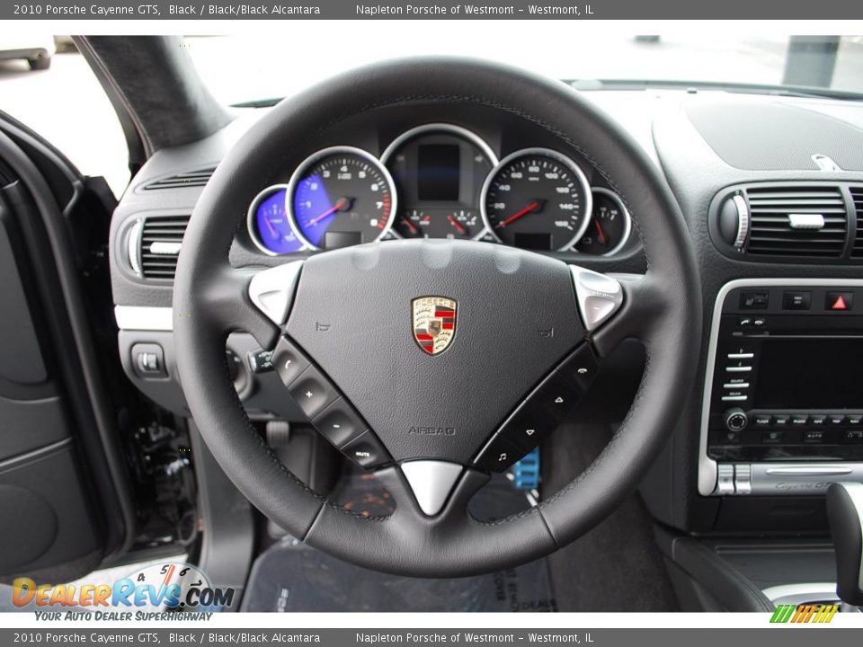 2010 Porsche Cayenne GTS Black / Black/Black Alcantara Photo #12