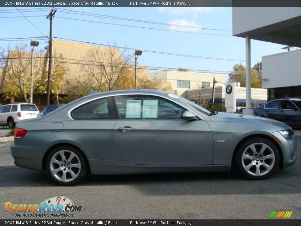 2007 BMW 3 Series 328xi Coupe Space Gray Metallic / Black Photo #1