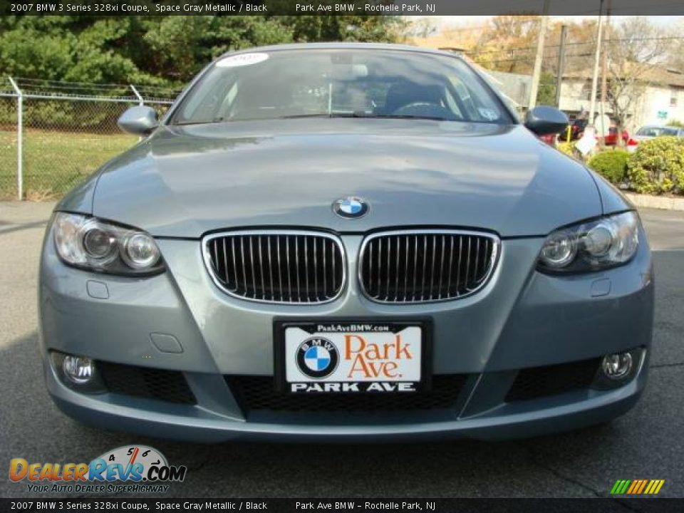 2007 BMW 3 Series 328xi Coupe Space Gray Metallic / Black Photo #3