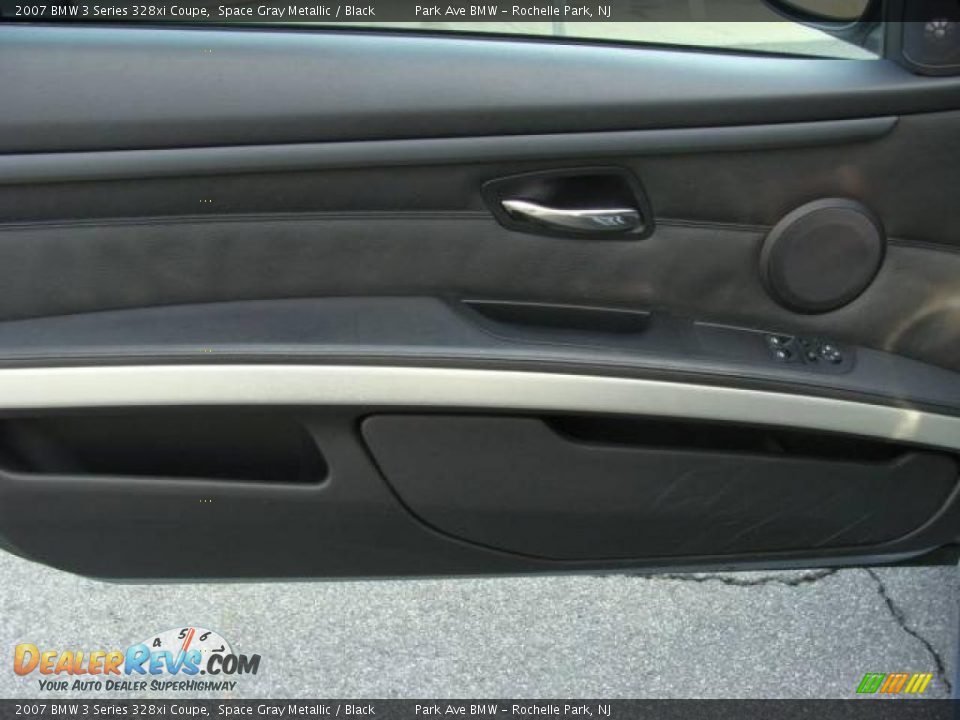 2007 BMW 3 Series 328xi Coupe Space Gray Metallic / Black Photo #9