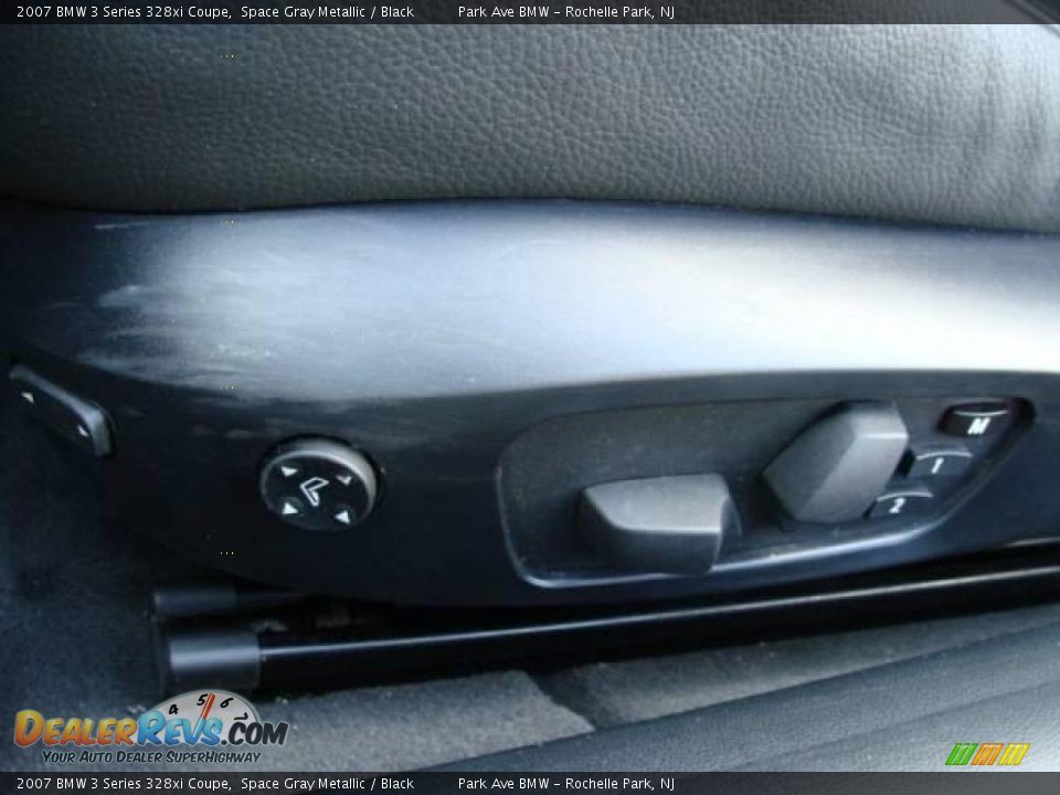 2007 BMW 3 Series 328xi Coupe Space Gray Metallic / Black Photo #11
