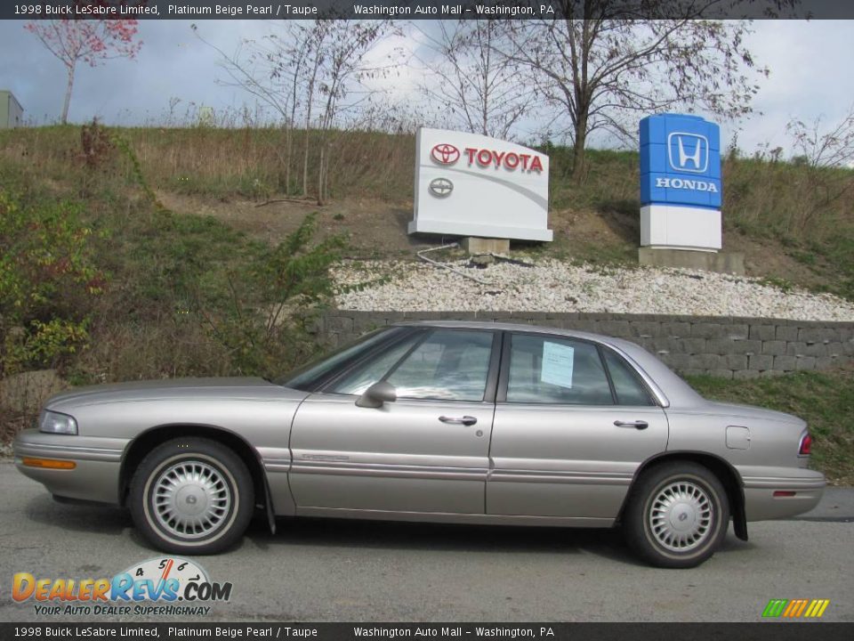 1998 Buick LeSabre Limited Platinum Beige Pearl / Taupe Photo #2