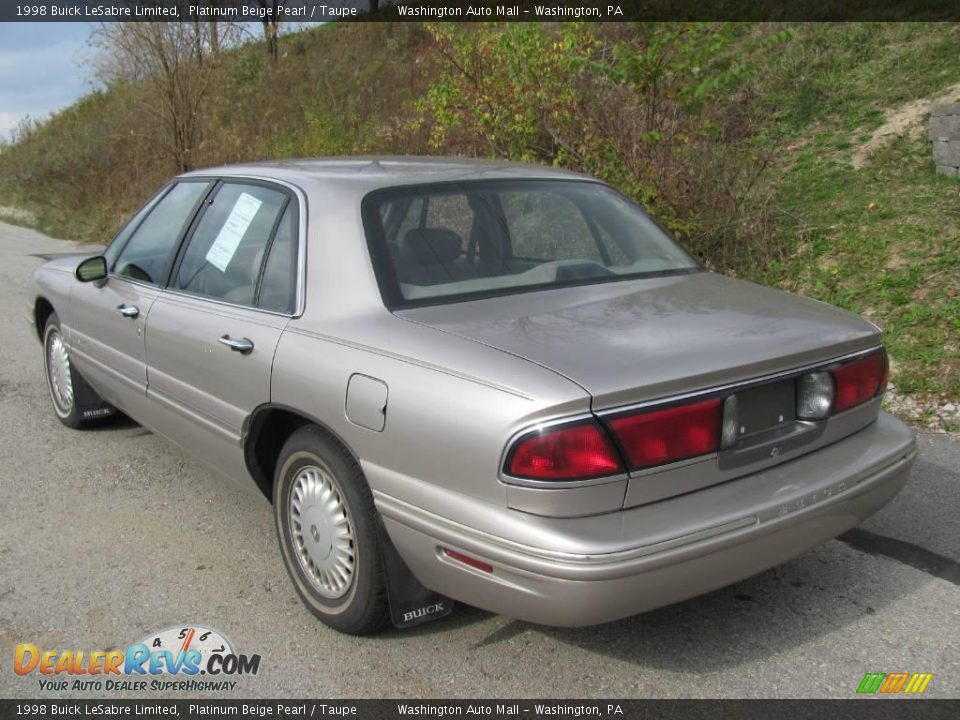 1998 Buick LeSabre Limited Platinum Beige Pearl / Taupe Photo #3