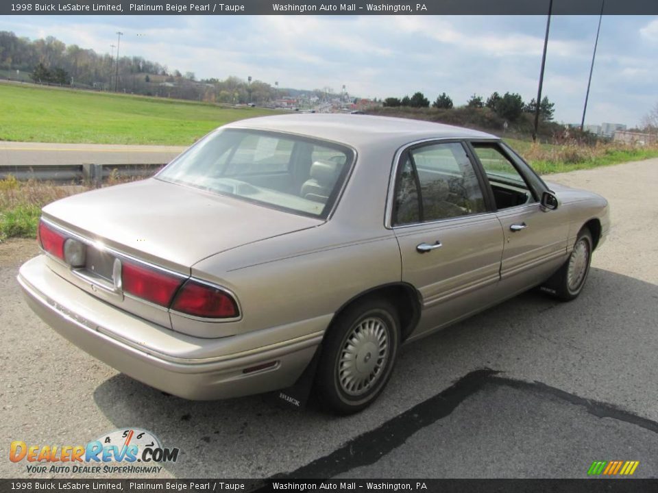 1998 Buick LeSabre Limited Platinum Beige Pearl / Taupe Photo #5