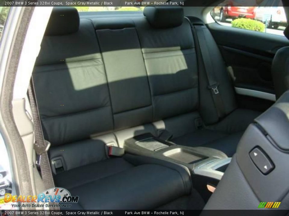 2007 BMW 3 Series 328xi Coupe Space Gray Metallic / Black Photo #21