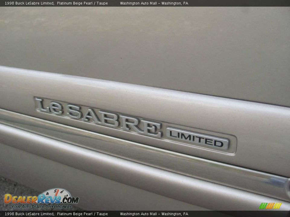 1998 Buick LeSabre Limited Platinum Beige Pearl / Taupe Photo #6