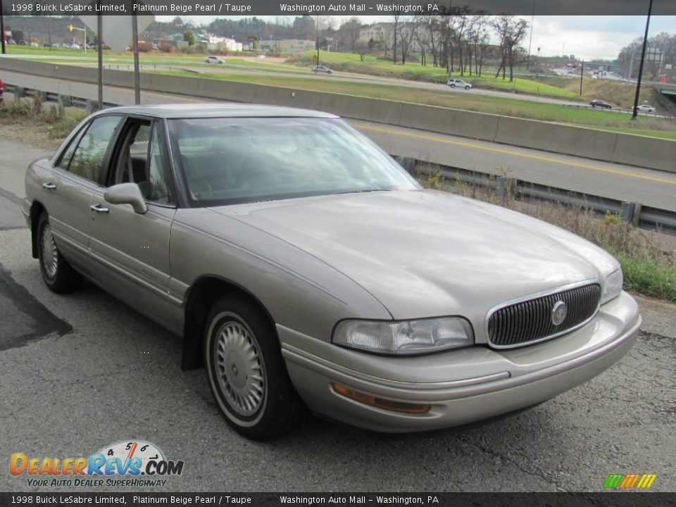 1998 Buick LeSabre Limited Platinum Beige Pearl / Taupe Photo #7
