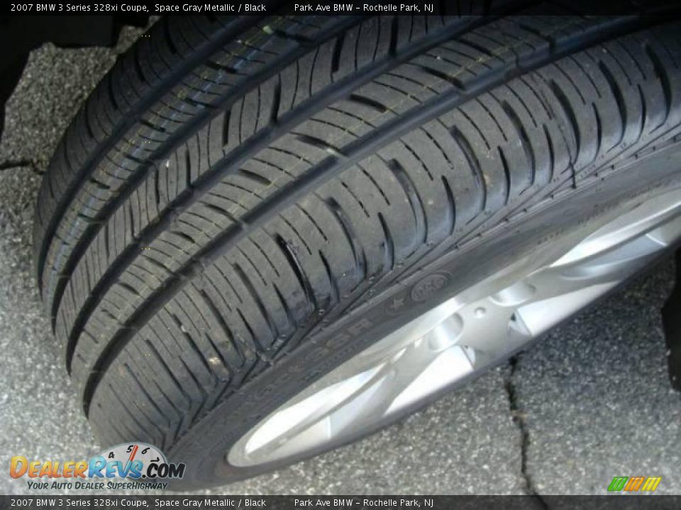 2007 BMW 3 Series 328xi Coupe Space Gray Metallic / Black Photo #23