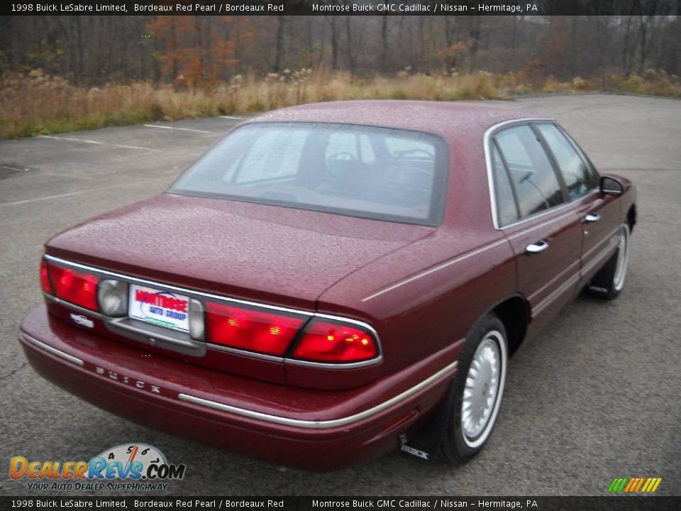 1998 Buick LeSabre Limited Bordeaux Red Pearl / Bordeaux Red Photo #3