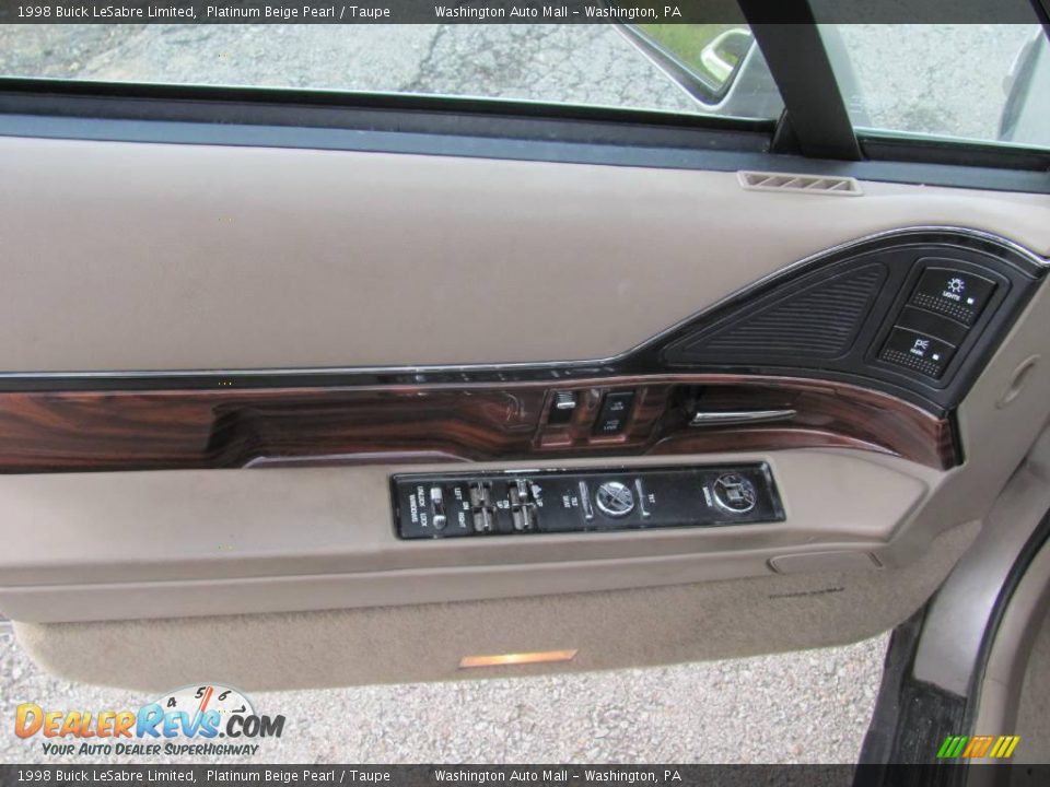 1998 Buick LeSabre Limited Platinum Beige Pearl / Taupe Photo #10
