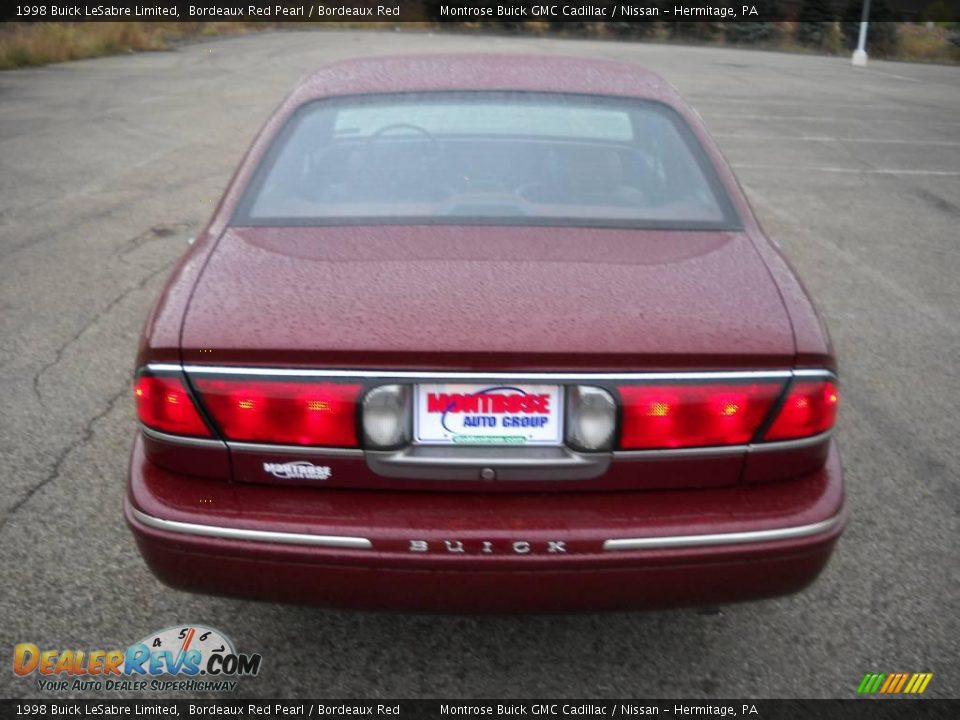 1998 Buick LeSabre Limited Bordeaux Red Pearl / Bordeaux Red Photo #4