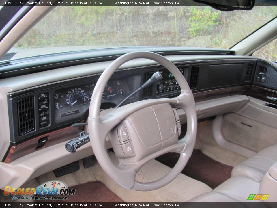 1998 Buick LeSabre Limited Platinum Beige Pearl / Taupe Photo #11
