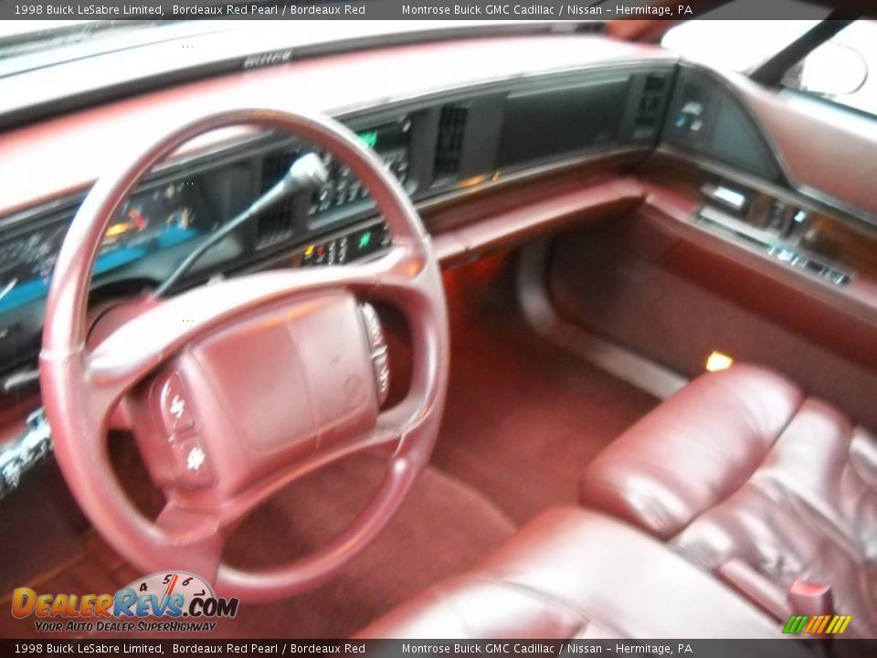 1998 Buick LeSabre Limited Bordeaux Red Pearl / Bordeaux Red Photo #9