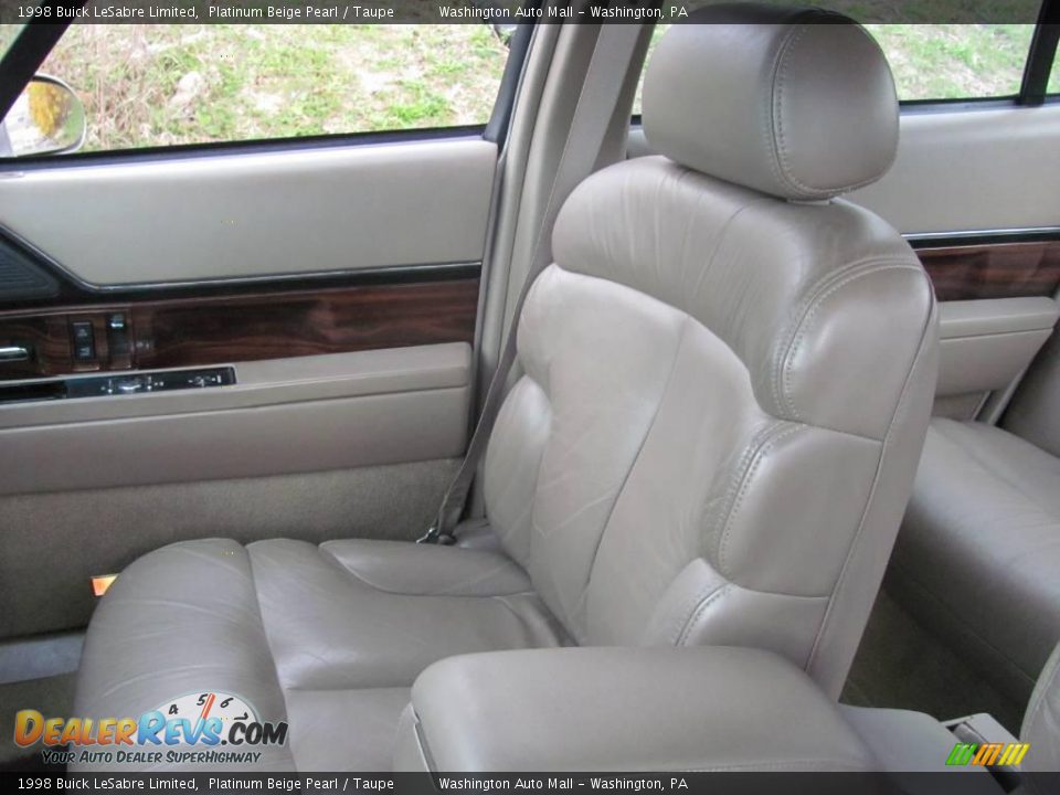 1998 Buick LeSabre Limited Platinum Beige Pearl / Taupe Photo #16