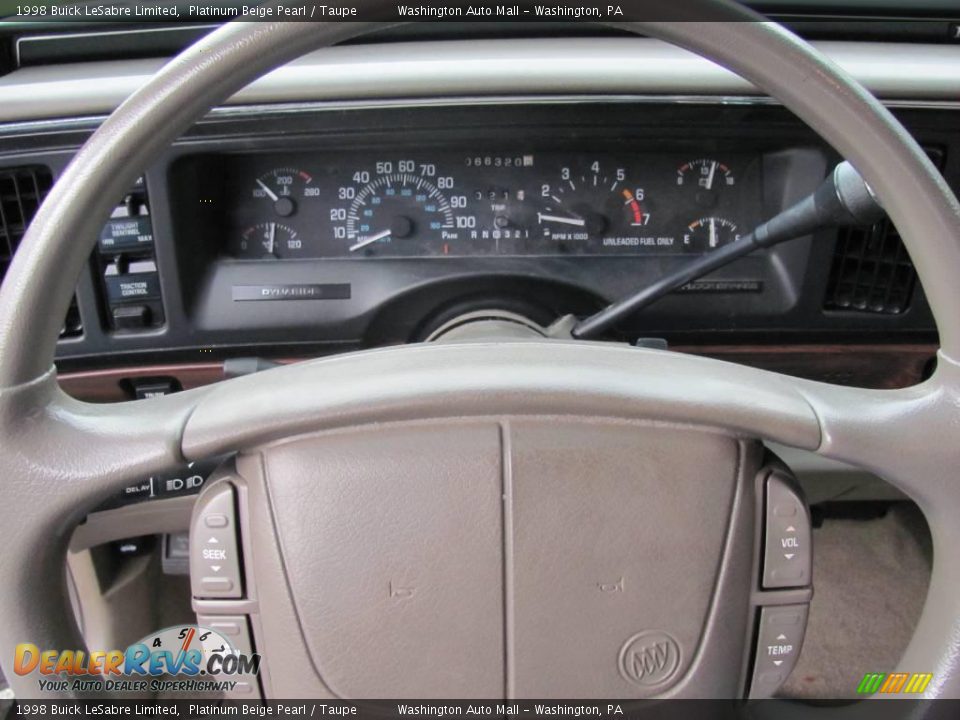 1998 Buick LeSabre Limited Platinum Beige Pearl / Taupe Photo #17