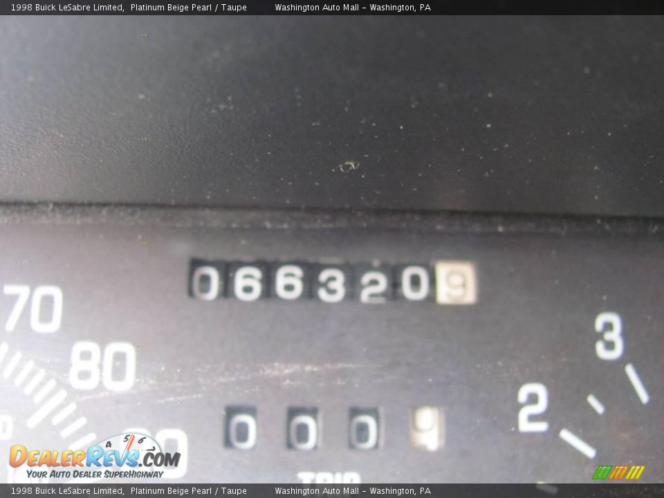 1998 Buick LeSabre Limited Platinum Beige Pearl / Taupe Photo #20