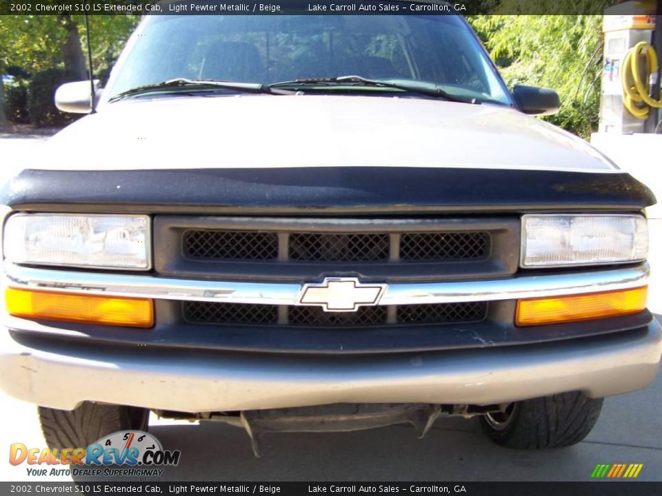 2002 Chevrolet S10 LS Extended Cab Light Pewter Metallic / Beige Photo #8