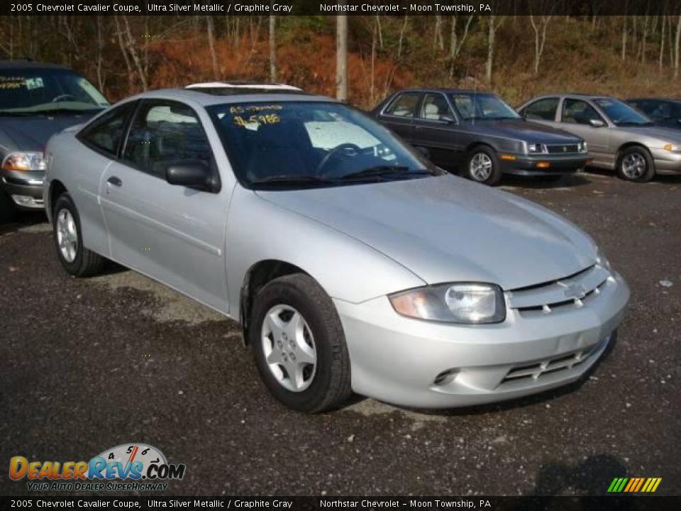 2005 Chevrolet Cavalier Coupe Ultra Silver Metallic / Graphite Gray Photo #1