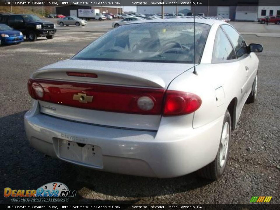 2005 Chevrolet Cavalier Coupe Ultra Silver Metallic / Graphite Gray Photo #2