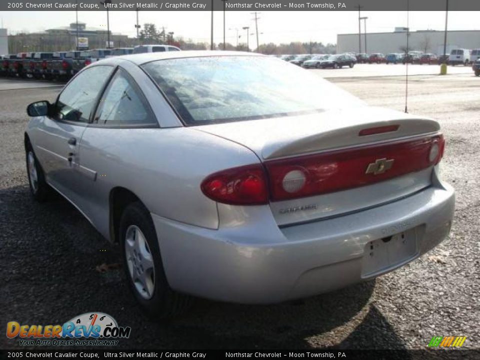 2005 Chevrolet Cavalier Coupe Ultra Silver Metallic / Graphite Gray Photo #4