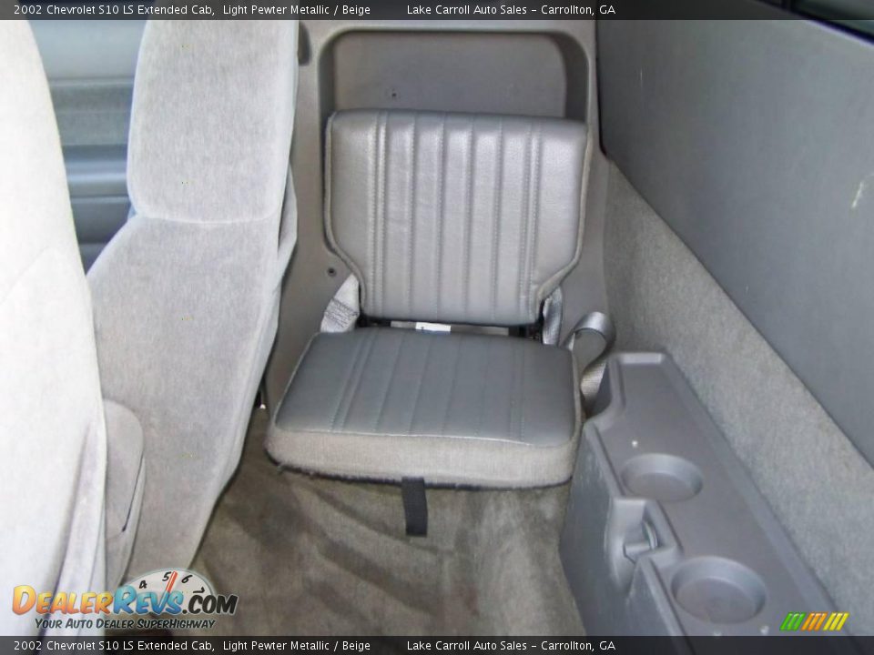2002 Chevrolet S10 LS Extended Cab Light Pewter Metallic / Beige Photo #24