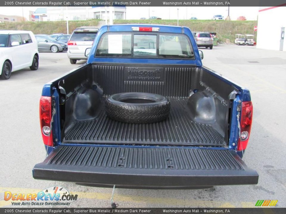 2005 Chevrolet Colorado Regular Cab Superior Blue Metallic / Medium Dark Pewter Photo #7