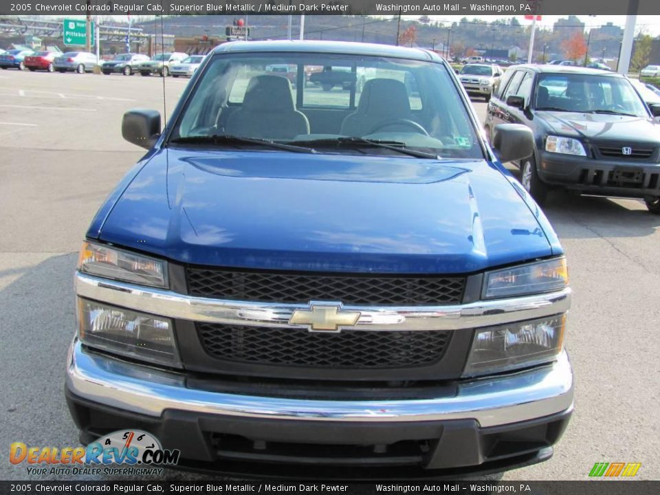 2005 Chevrolet Colorado Regular Cab Superior Blue Metallic / Medium Dark Pewter Photo #11