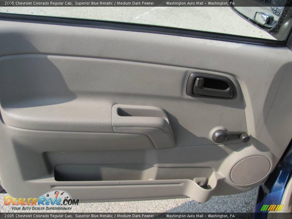 2005 Chevrolet Colorado Regular Cab Superior Blue Metallic / Medium Dark Pewter Photo #12