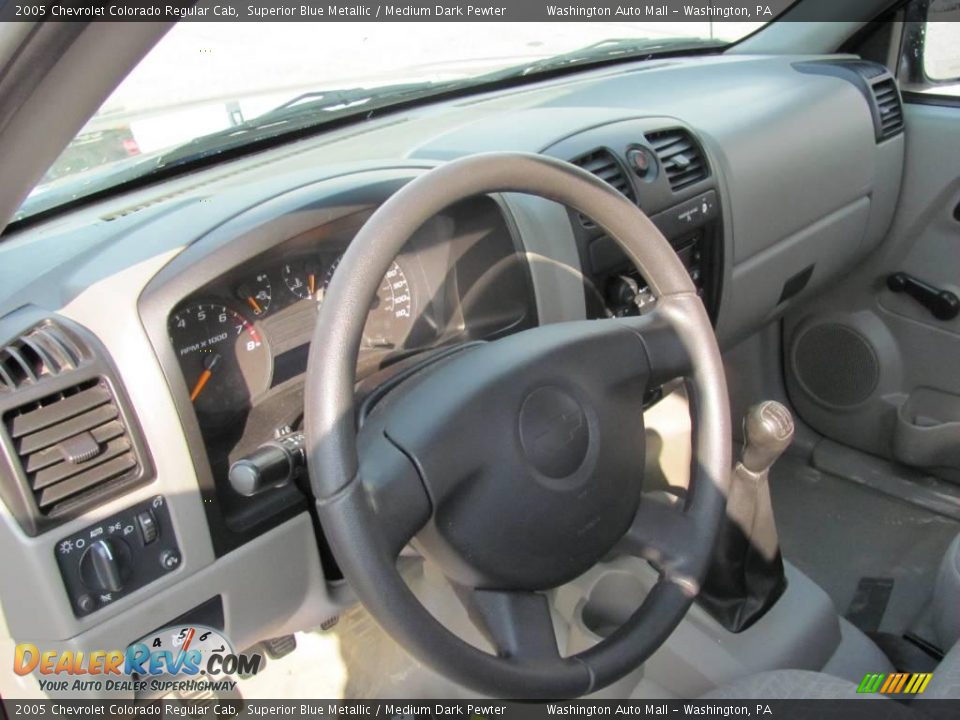 2005 Chevrolet Colorado Regular Cab Superior Blue Metallic / Medium Dark Pewter Photo #13