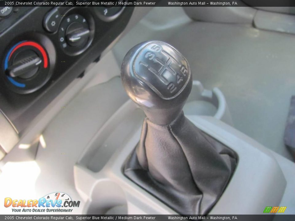 2005 Chevrolet Colorado Regular Cab Superior Blue Metallic / Medium Dark Pewter Photo #14