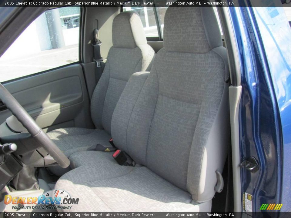 2005 Chevrolet Colorado Regular Cab Superior Blue Metallic / Medium Dark Pewter Photo #16