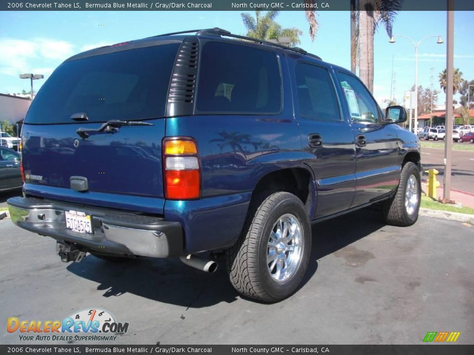 2006 Chevrolet Tahoe LS Bermuda Blue Metallic / Gray/Dark Charcoal Photo #2