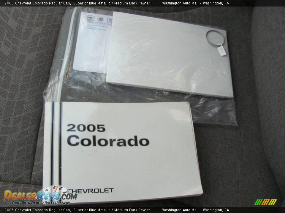 2005 Chevrolet Colorado Regular Cab Superior Blue Metallic / Medium Dark Pewter Photo #17