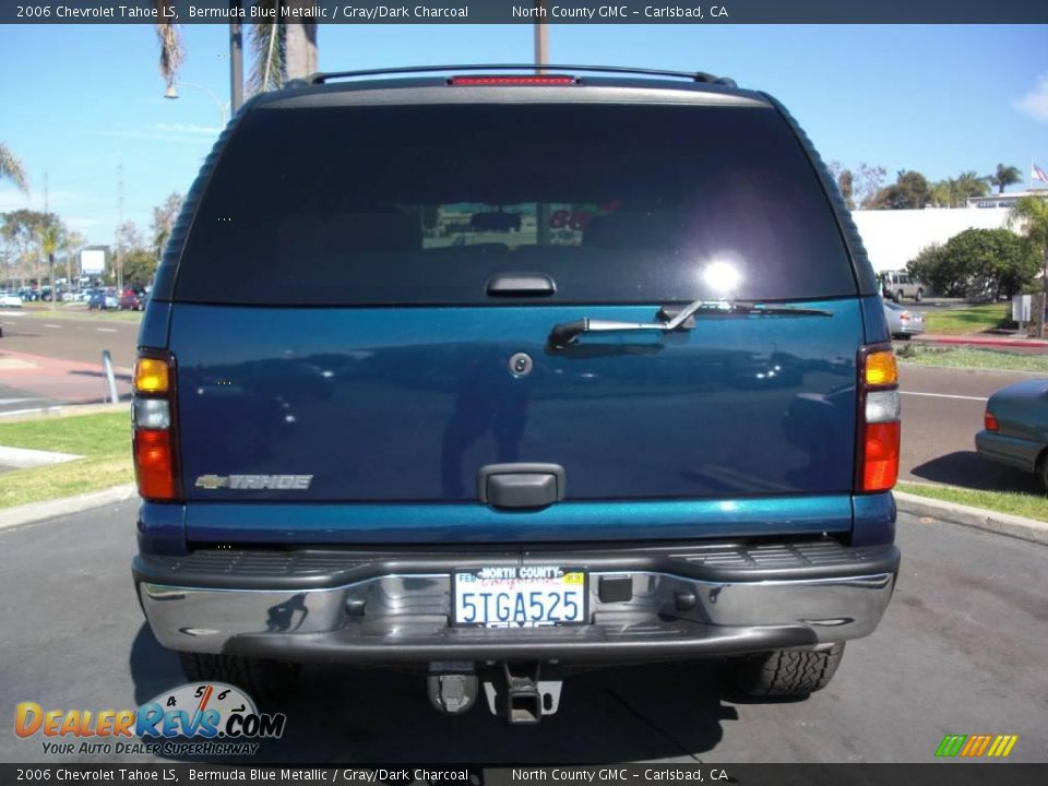 2006 Chevrolet Tahoe LS Bermuda Blue Metallic / Gray/Dark Charcoal Photo #3